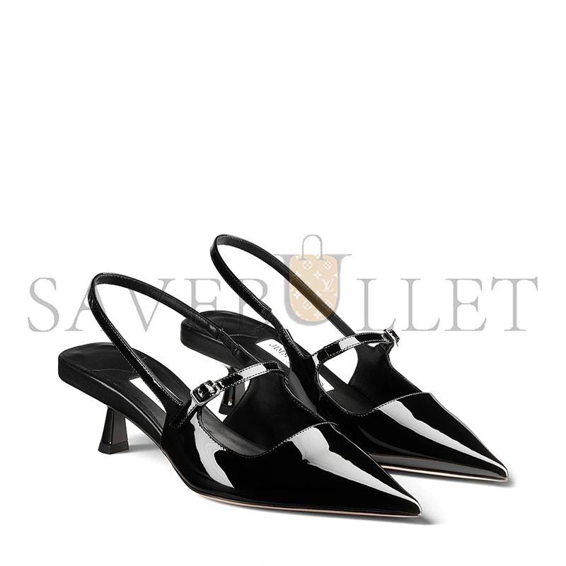Ji*y Ch* didi 45 black patent leather pointed pumps didi45pat